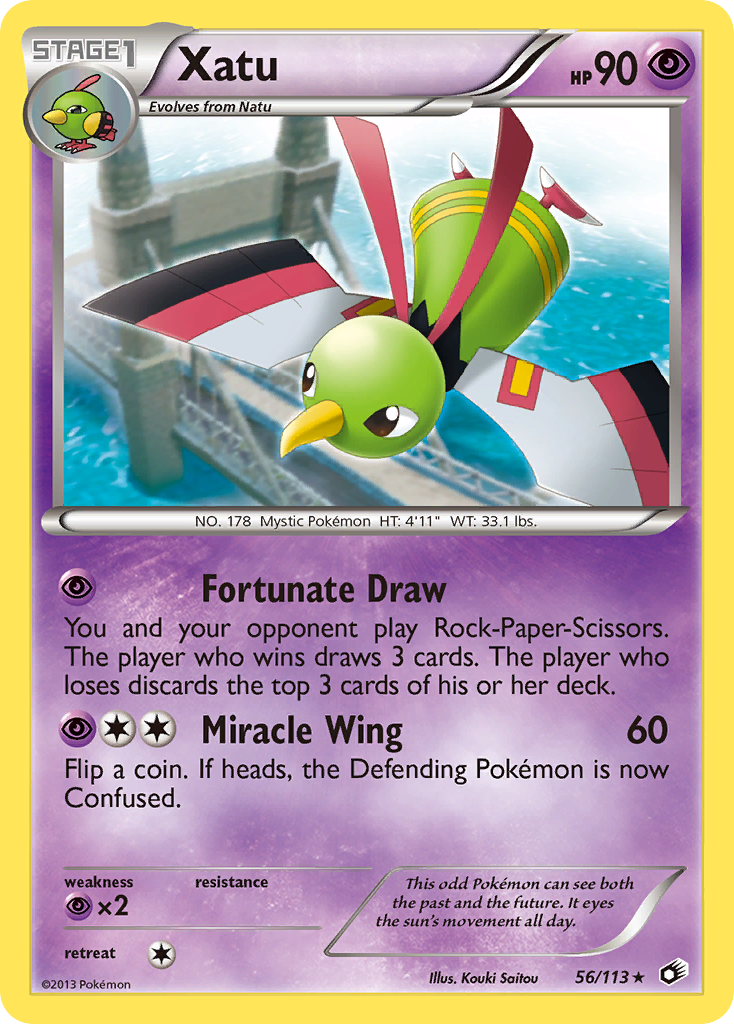 Xatu (56/113) [Black & White: Legendary Treasures] Reverse Holofoil
