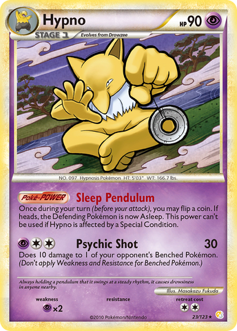 Hypno (23/123) [HeartGold & SoulSilver: Base Set] Reverse Holofoil