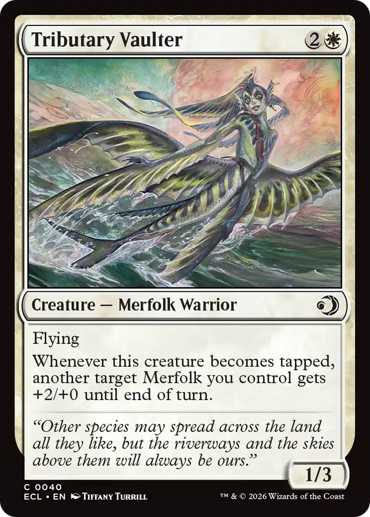 Tributary Vaulter [Lorwyn Eclipsed] Foil