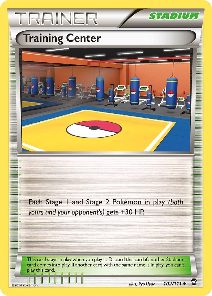 Training Center (102/111) [XY: Furious Fists] Reverse Holofoil