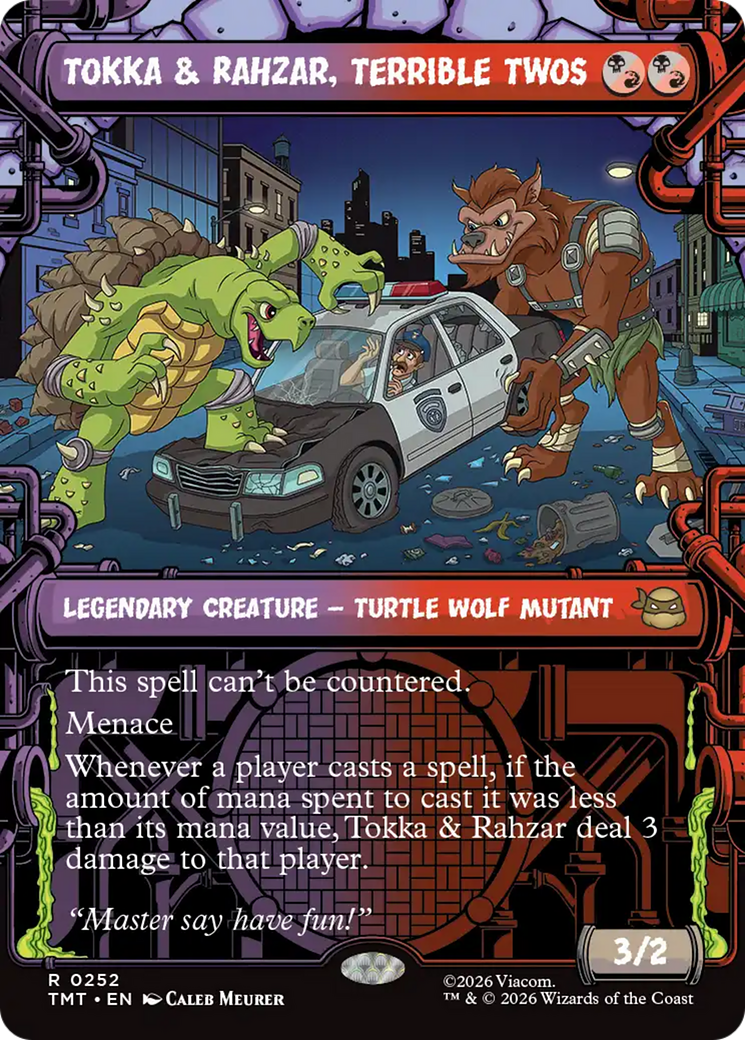 Tokka & Rahzar, Terrible Twos (Showcase) [Teenage Mutant Ninja Turtles] Foil