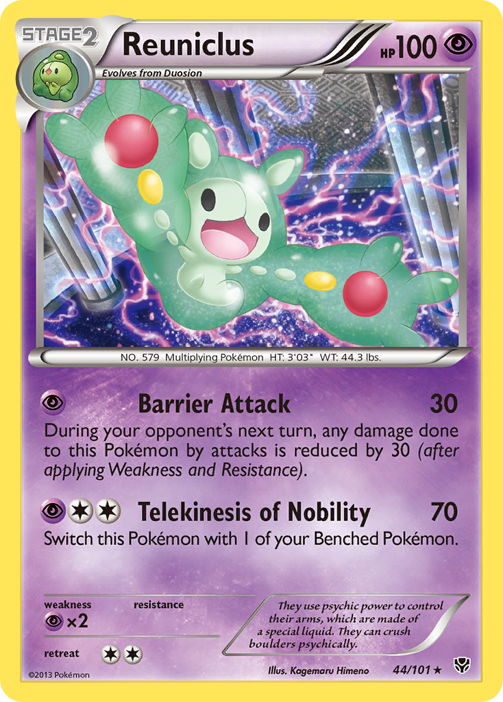 Reuniclus (44/101) [Black & White: Plasma Blast] Reverse Holofoil