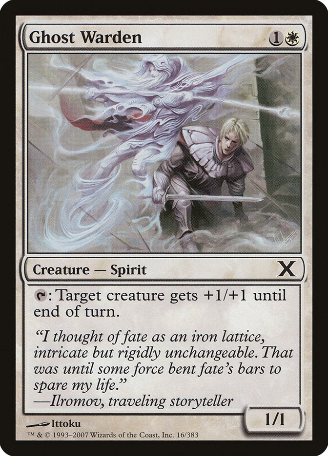 Ghost Warden [Tenth Edition] Foil