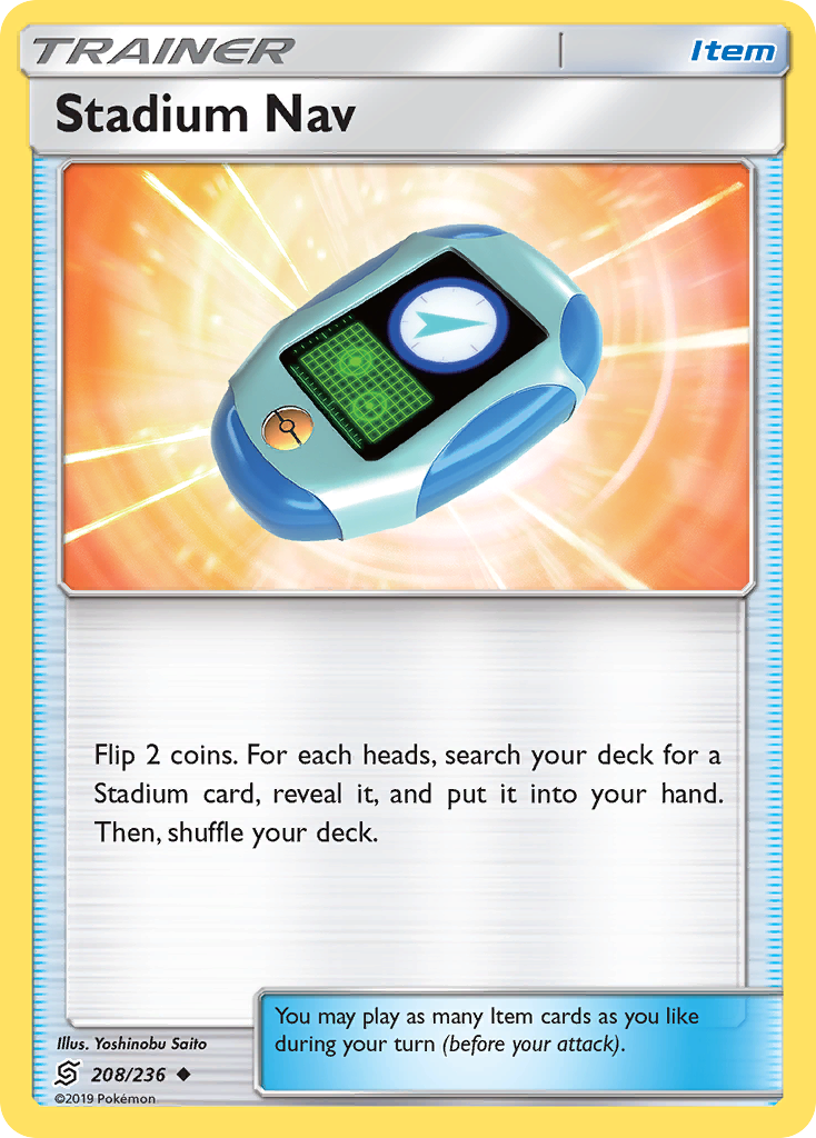 Stadium Nav (208/236) [Sun & Moon: Unified Minds] Reverse Holofoil