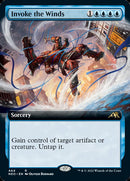 Invoke the Winds (Extended Art) [Kamigawa: Neon Dynasty] Foil