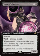 Sunset Saboteur (Extended Art) [Edge of Eternities] Foil