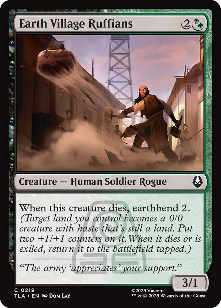 Earth Village Ruffians [Avatar: The Last Airbender] Foil