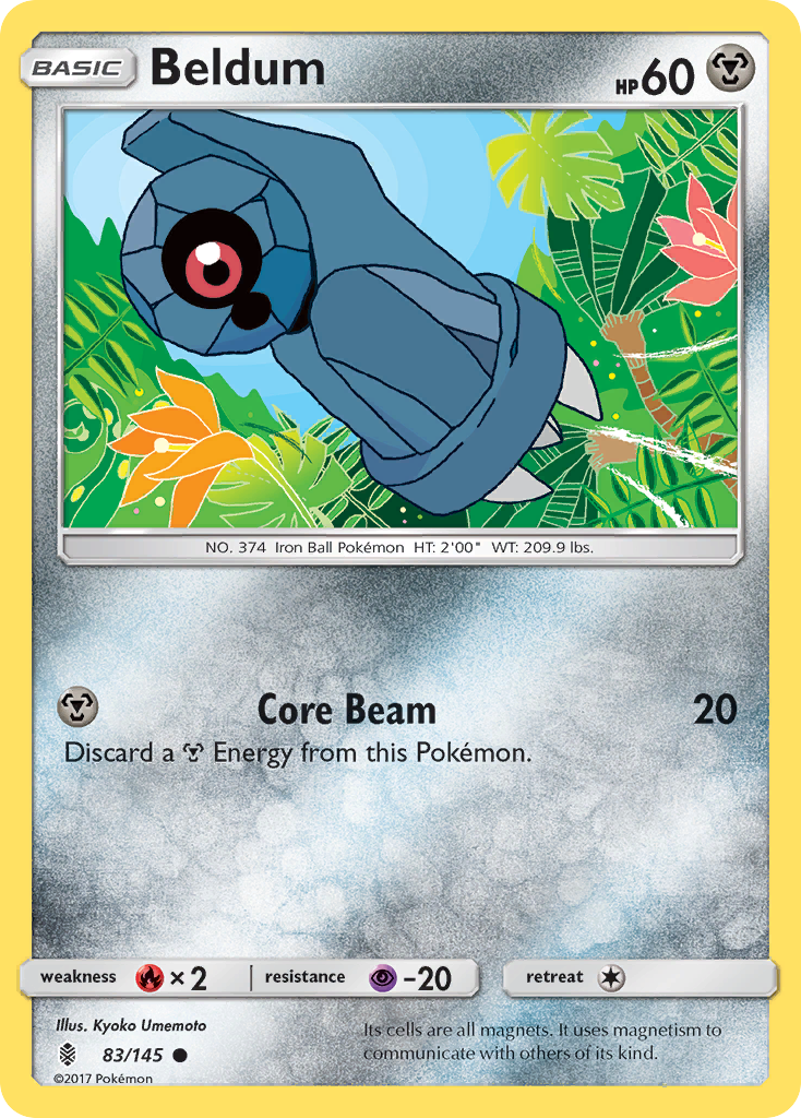 Beldum (83/145) [Sun & Moon: Guardians Rising] Reverse Holofoil