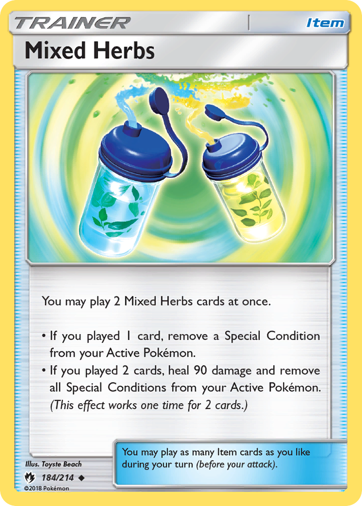 Mixed Herbs (184/214) [Sun & Moon: Lost Thunder] Reverse Holofoil