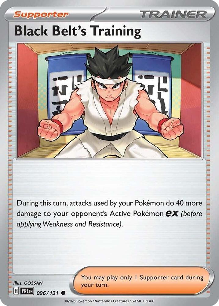 Black Belt's Training (096/131) [Scarlet & Violet: Prismatic Evolutions] Reverse Holofoil