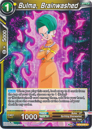 Bulma, Brainwashed (BT8-076) [Malicious Machinations] Parallel Foil