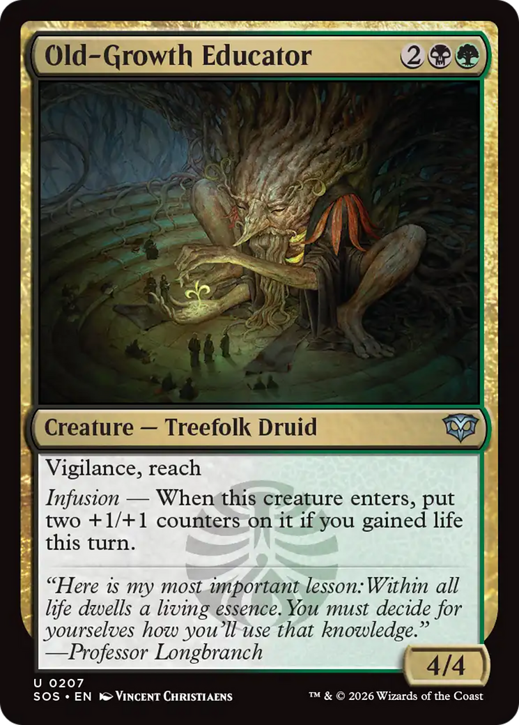 Old-Growth Educator [Secrets of Strixhaven] Foil