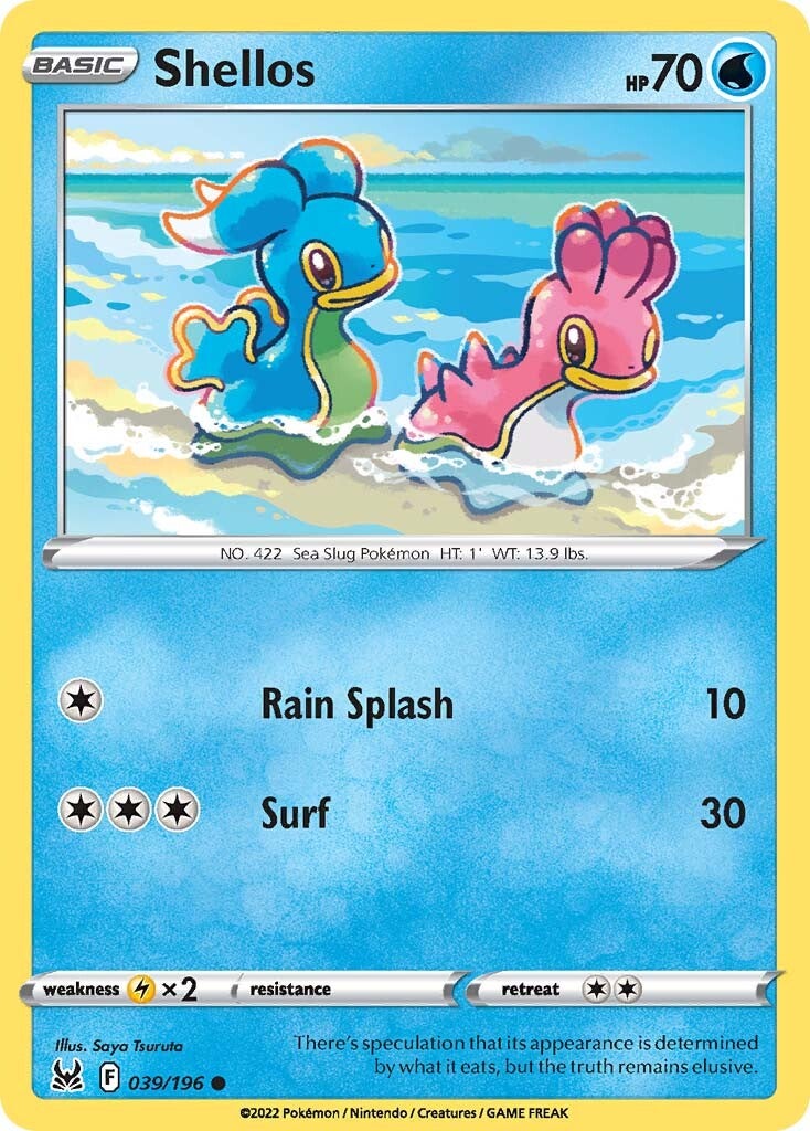 Shellos (039/196) [Sword & Shield: Lost Origin] Reverse Holofoil