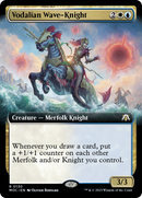 Vodalian Wave-Knight (Extended Art) [March of the Machine Commander] Foil