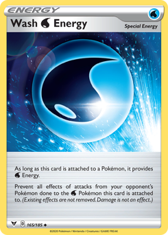 Wash Water Energy (165/185) [Sword & Shield: Vivid Voltage] Reverse Holofoil