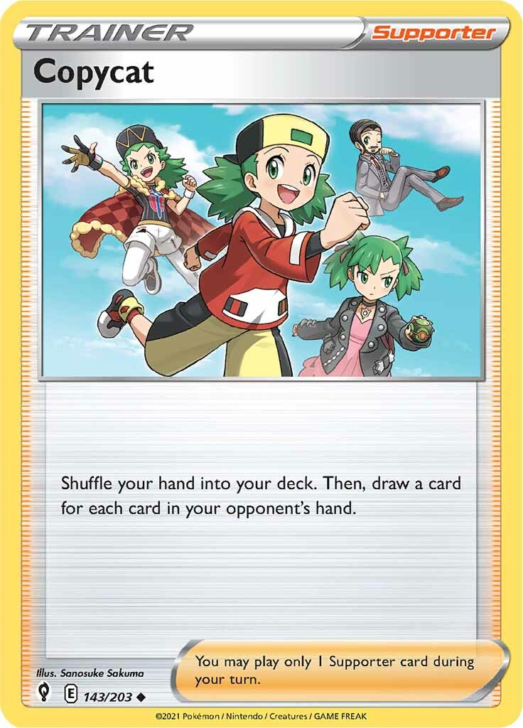 Copycat (143/203) [Sword & Shield: Evolving Skies] Reverse Holofoil