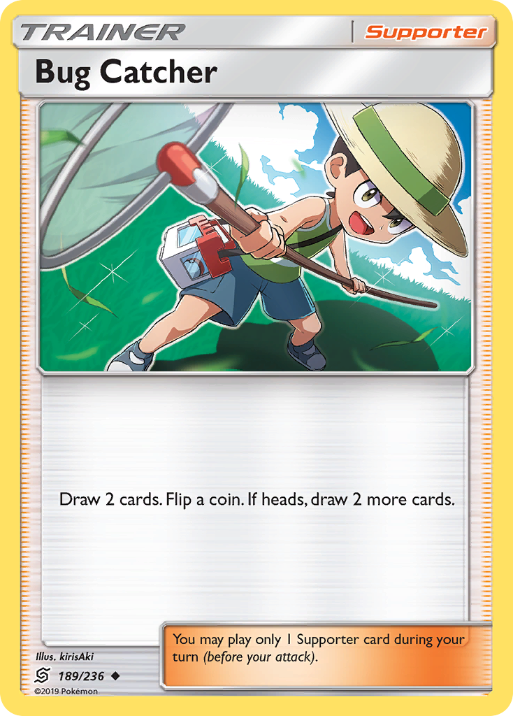 Bug Catcher (189/236) [Sun & Moon: Unified Minds] Reverse Holofoil