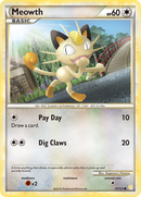 Meowth (75/123) [HeartGold & SoulSilver: Base Set] Reverse Holofoil