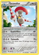 Escavalier (80/101) (Cracked Ice Holo) (Theme Deck Exclusive) [Black & White: Noble Victories] Reverse Holofoil