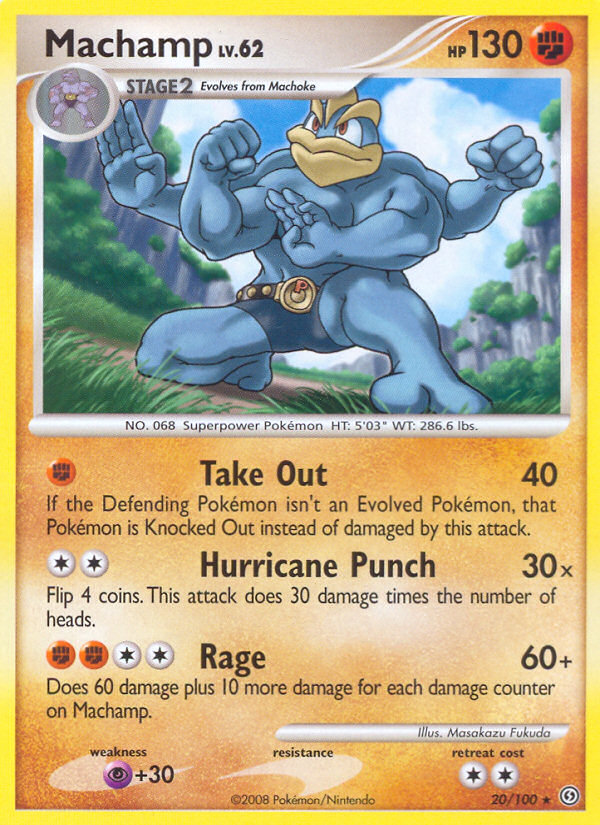 Machamp (20/100) [Diamond & Pearl: Stormfront] Reverse Holofoil