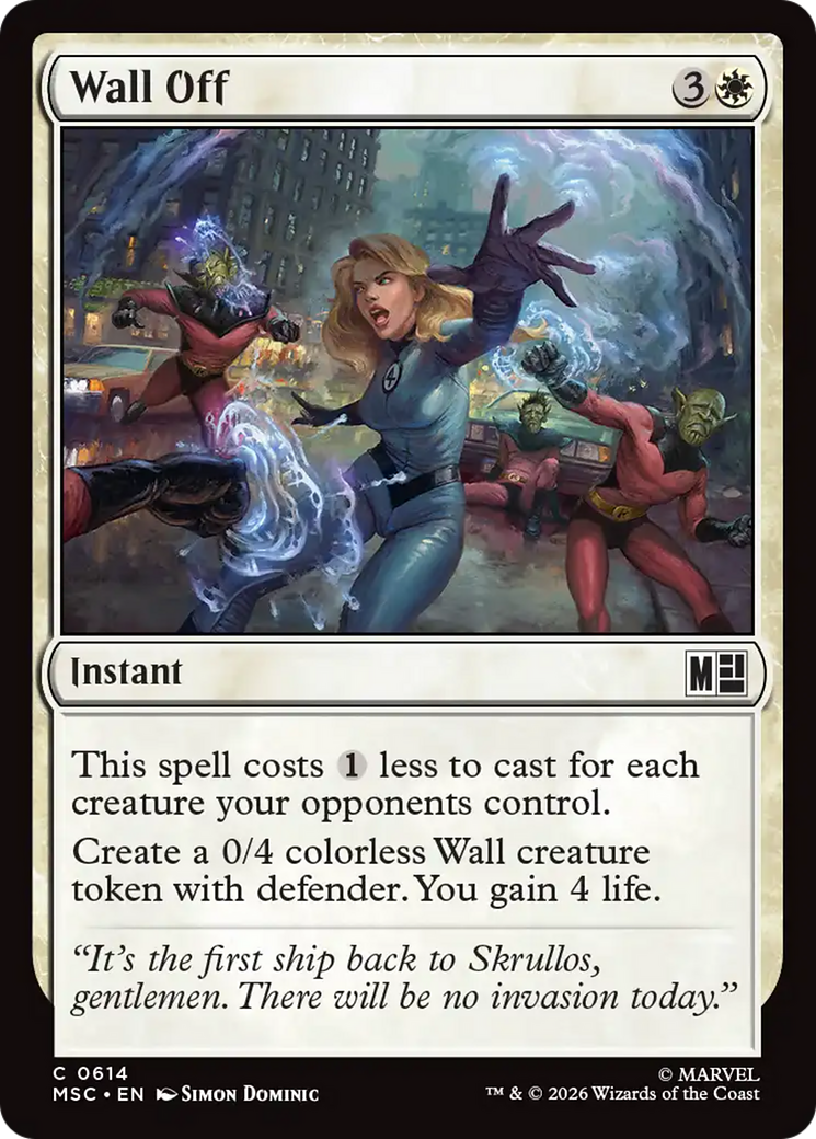 Wall Off [Marvel Super Heroes Commander] Foil