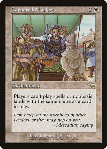 Cornered Market [Mercadian Masques] Foil