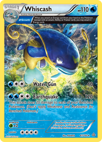 Whiscash (41/160) [XY: Primal Clash] Reverse Holofoil
