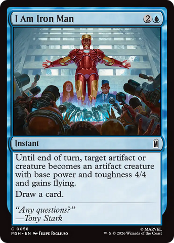 I Am Iron Man [Marvel Super Heroes] Foil