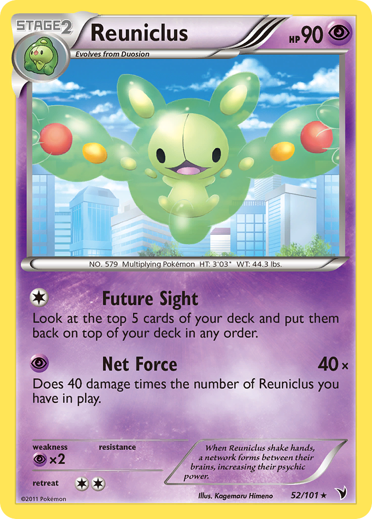 Reuniclus (52/101) [Black & White: Noble Victories] Reverse Holofoil