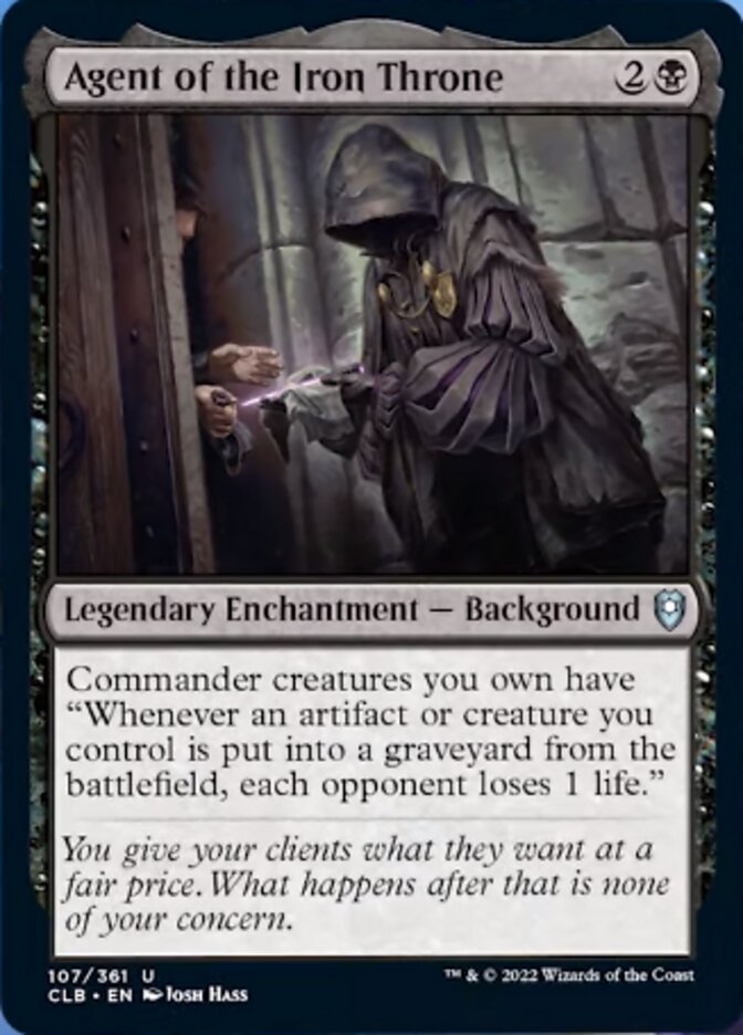 Agent of the Iron Throne [Commander Legends: Battle for Baldur's Gate] Foil