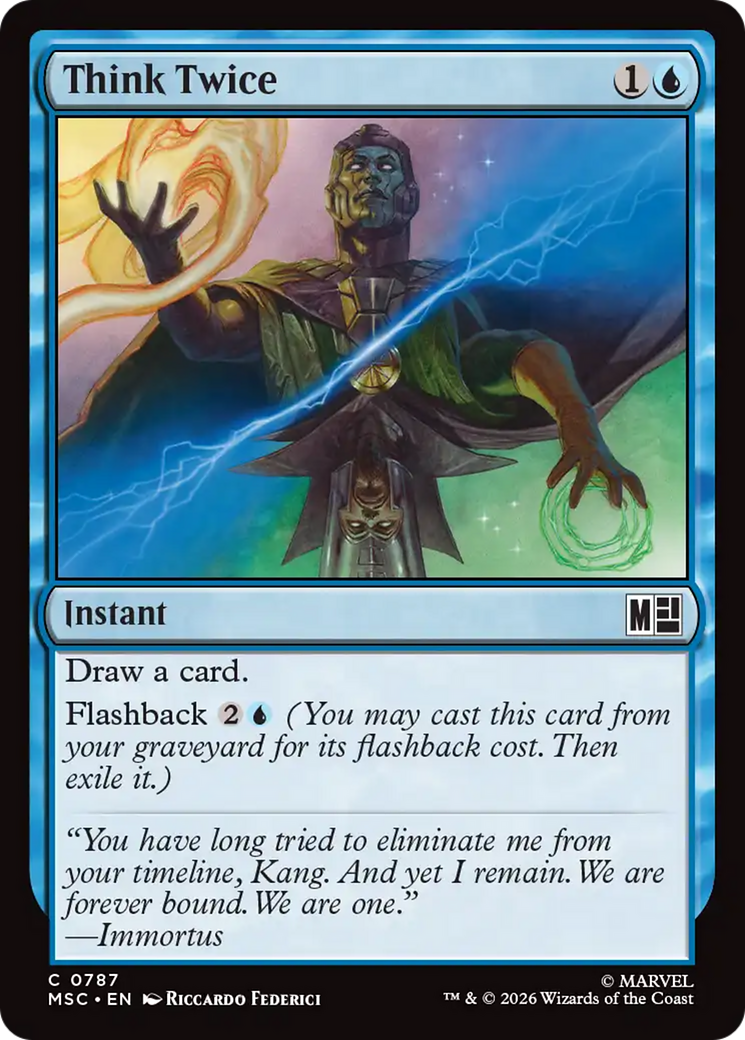 Think Twice [Marvel Super Heroes Commander] Foil