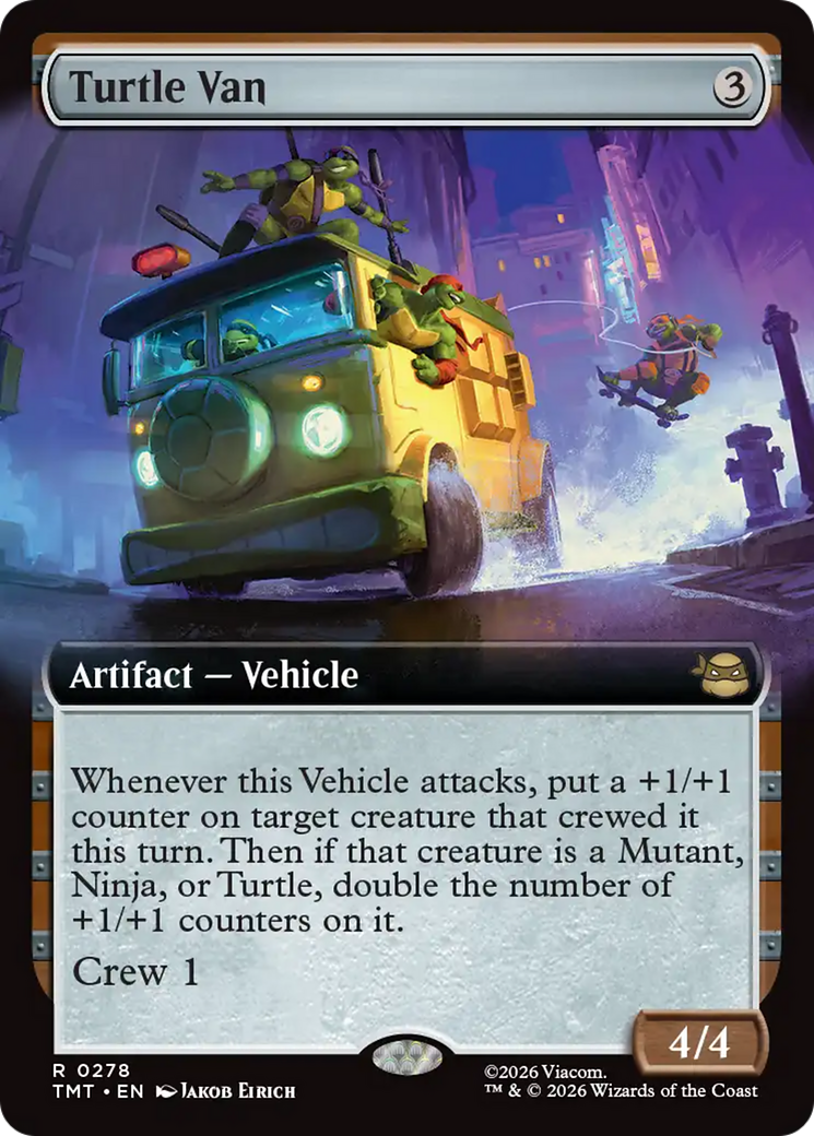 Turtle Van (Extended Art) [Teenage Mutant Ninja Turtles] Foil