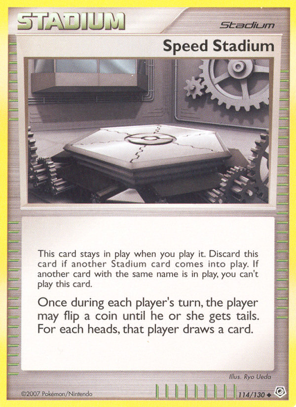 Speed Stadium (114/130) [Diamond & Pearl: Base Set] Reverse Holofoil