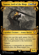 Sauron, Lord of the Rings [The Lord of the Rings: Tales of Middle-Earth Commander Showcase Scrolls] Foil