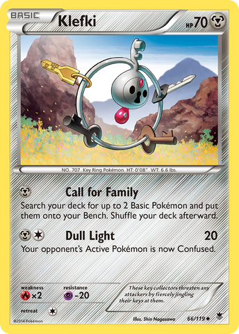 Klefki (66/119) [XY: Phantom Forces] Reverse Holofoil
