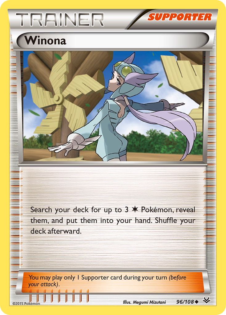 Winona (96/108) [XY: Roaring Skies] Reverse Holofoil