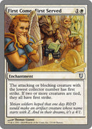 First Come, First Served [Unhinged] Foil