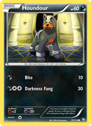 Houndour (74/124) [Black & White: Dragons Exalted] Reverse Holofoil