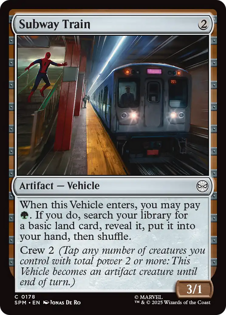 Subway Train [Marvel's Spider-Man] Foil