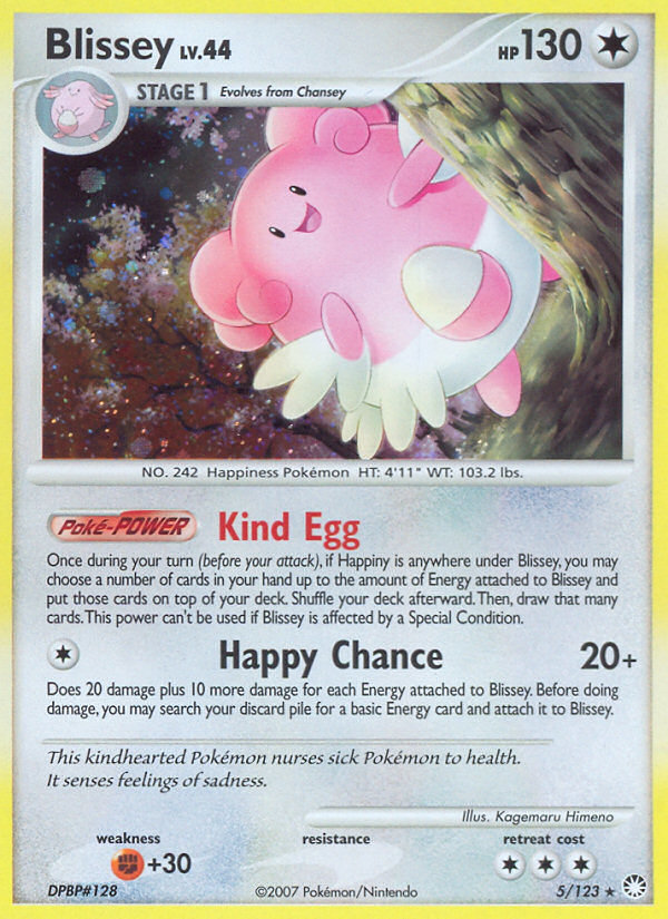 Blissey (5/123) [Diamond & Pearl: Mysterious Treasures] Reverse Holofoil