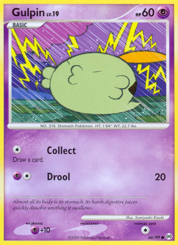 Gulpin (66/99) [Platinum: Arceus] Reverse Holofoil
