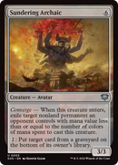 Sundering Archaic [Secrets of Strixhaven] Foil