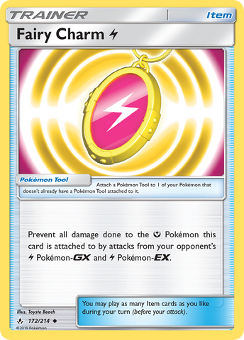 Fairy Charm Lightning (172/214) [Sun & Moon: Unbroken Bonds] Reverse Holofoil