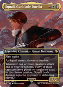 Squall, Gunblade Duelist (Borderless) [FINAL FANTASY Commander] Foil