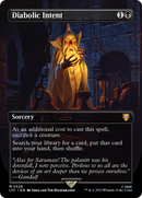 Diabolic Intent (Borderless) [The Lord of the Rings: Tales of Middle-Earth Commander] Foil