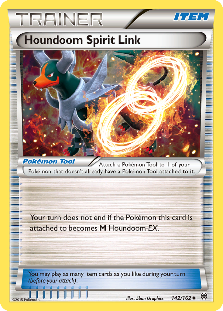 Houndoom Spirit Link (142/162) [XY: BREAKthrough] Reverse Holofoil