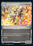 Sky-Blessed Samurai (Showcase Samurai) [Kamigawa: Neon Dynasty] Foil
