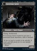 Covert Cutpurse // Covetous Geist [Innistrad: Midnight Hunt] Foil