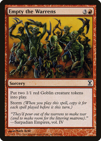 Empty the Warrens [Time Spiral] Foil