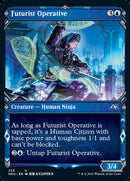 Futurist Operative (Showcase Ninja) [Kamigawa: Neon Dynasty] Foil